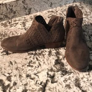 Charlotte Russe microsuede booties
